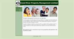 Desktop Screenshot of grandriverproperties.ca